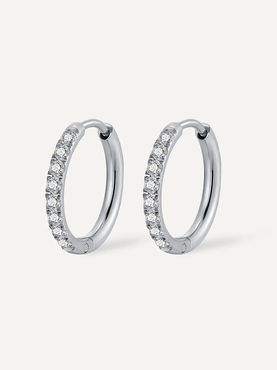 16mm CRYSTALIZED SHINE HOOP Ohrringe - Image 5