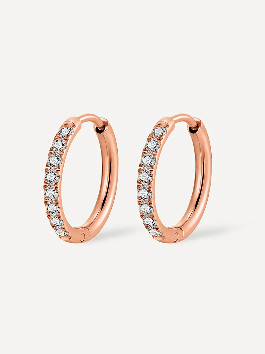 16mm CRYSTALIZED SHINE HOOP Ohrringe - Image 6