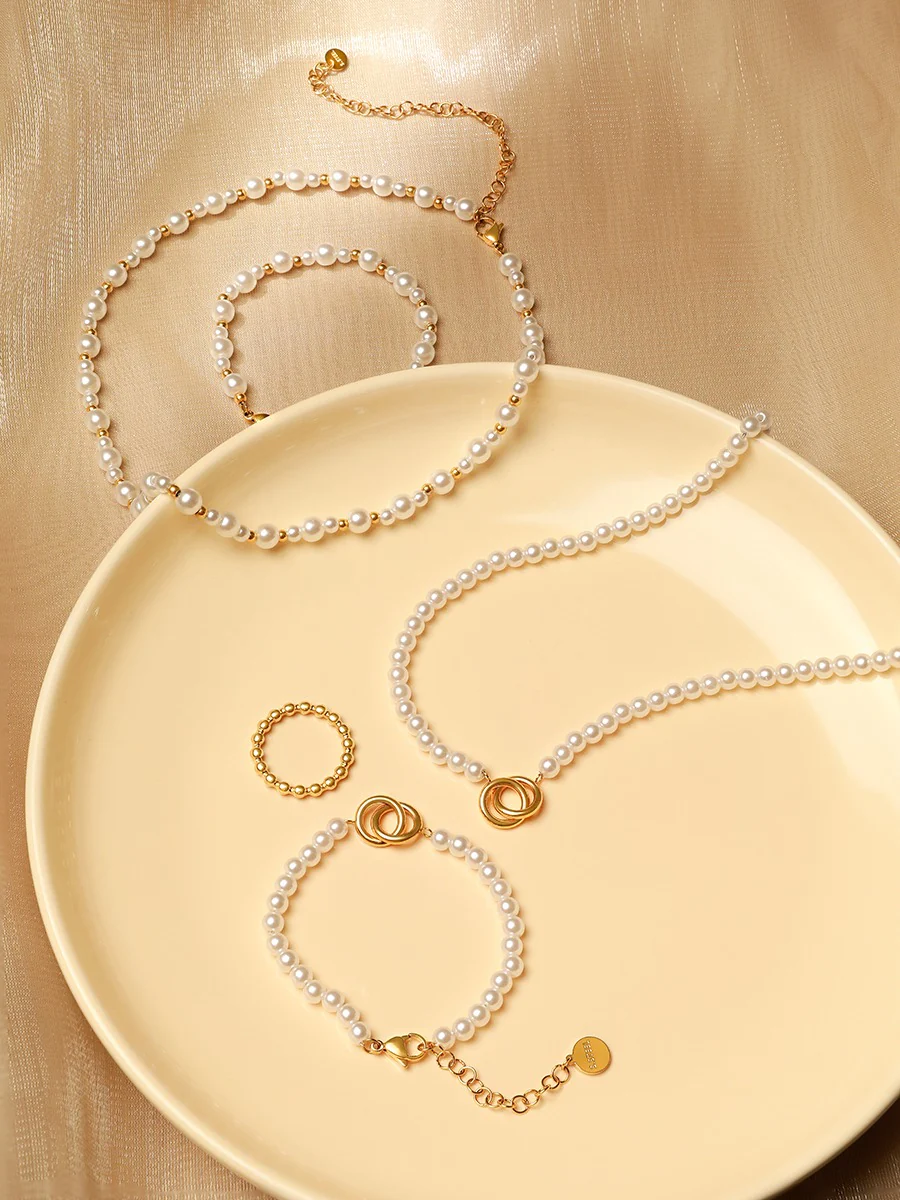 Beaded Pearl ARMBAND - Image 4