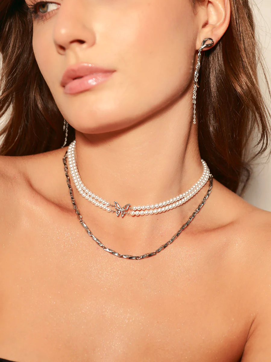 Butterfly Pearl Kette - Image 11
