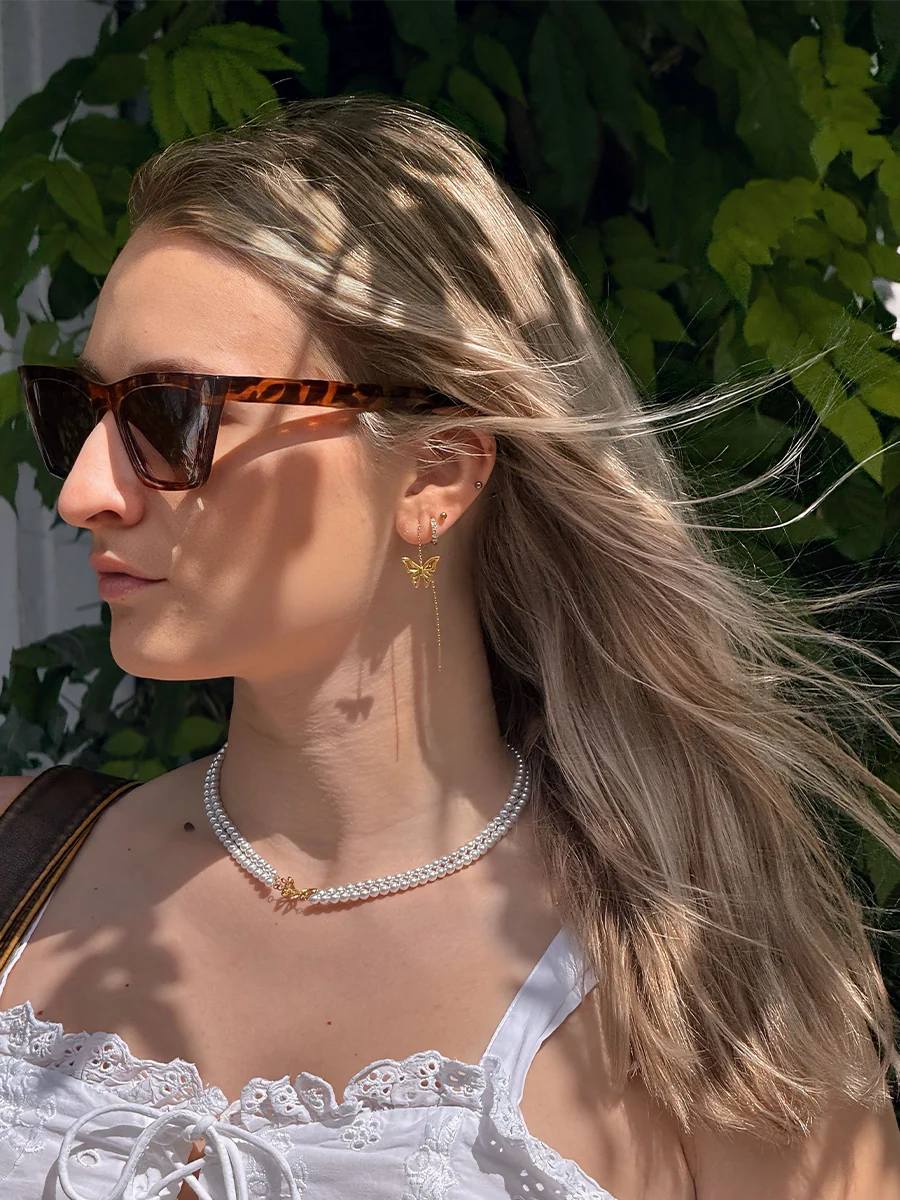 Butterfly Pearl Kette - Image 13