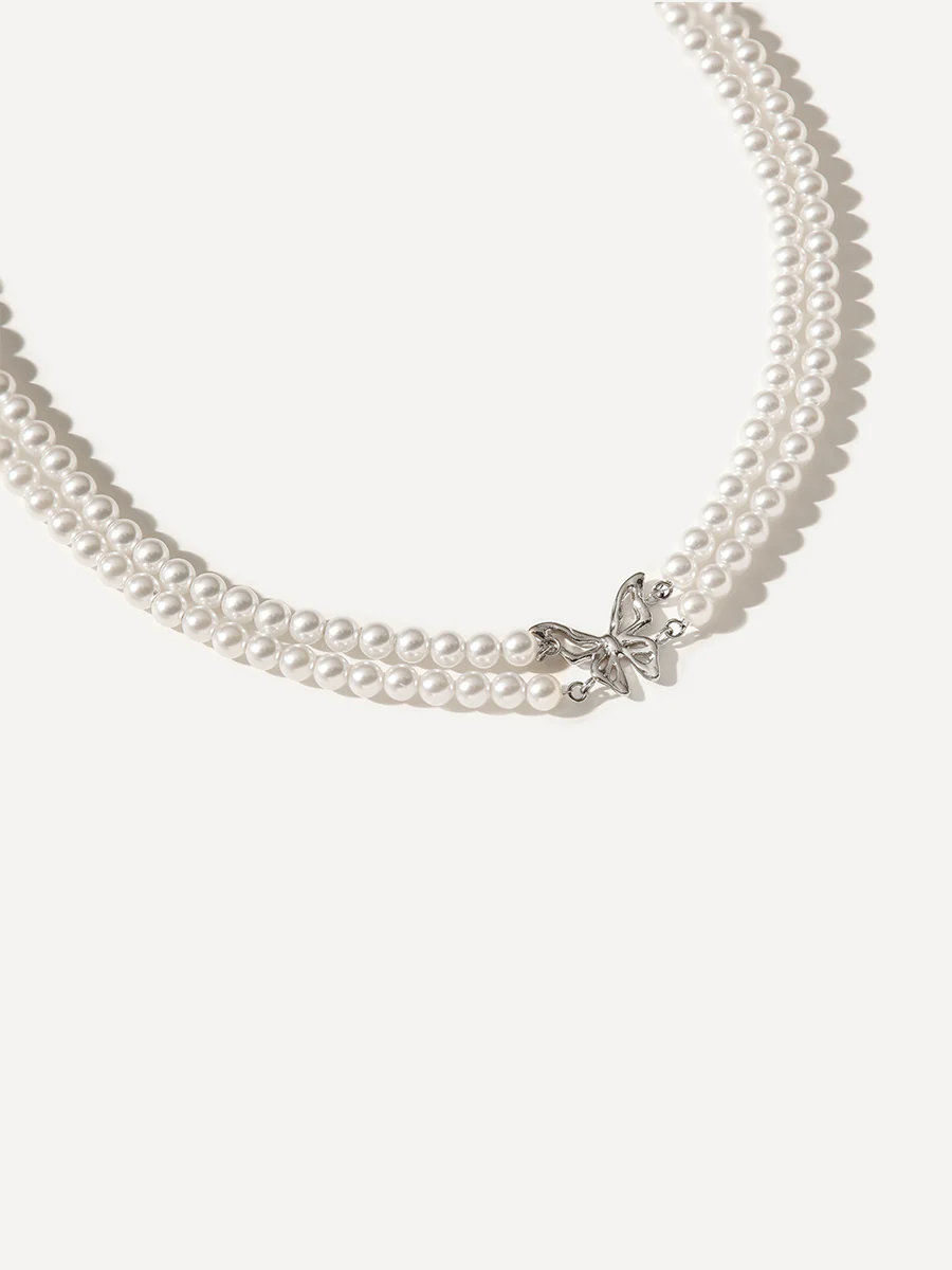 Butterfly Pearl Kette - Image 14