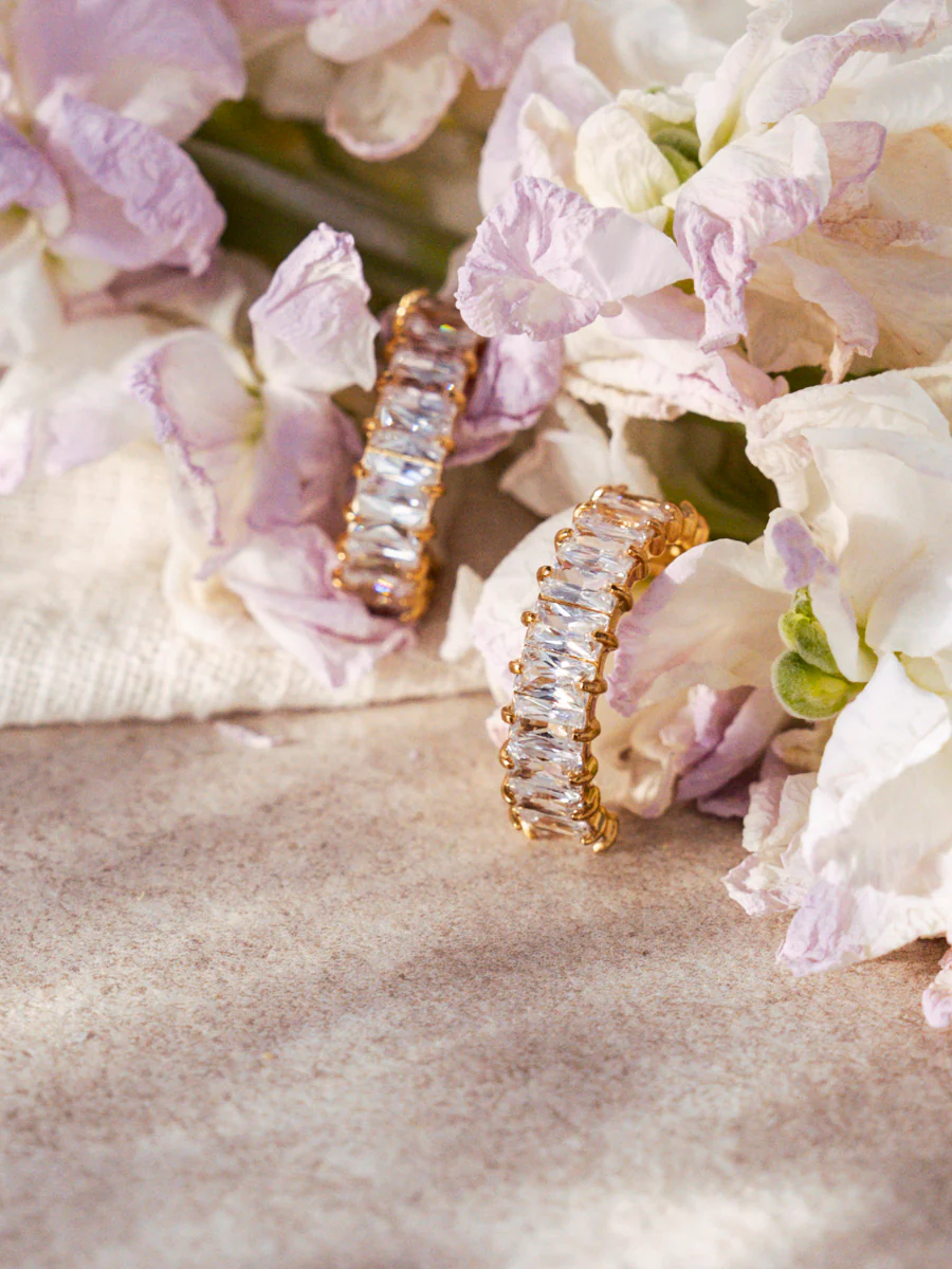 Cubic Crescent Ohrringe - Image 4