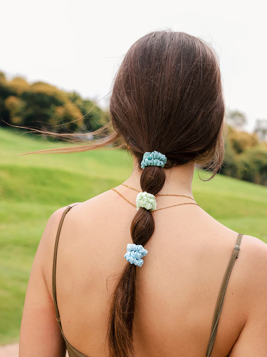 Pure Silk Scrunchie Bundle - Image 3