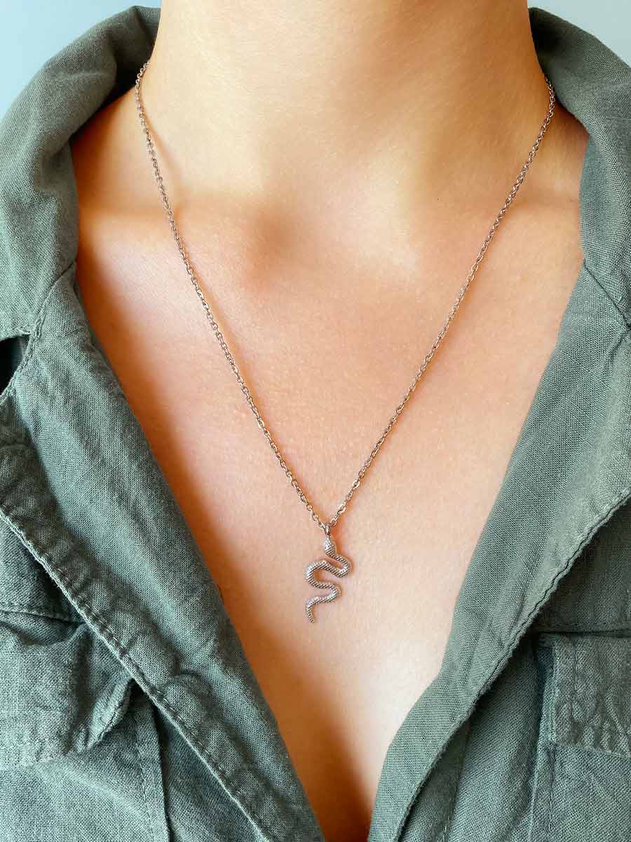 Snake Pendant Kette - Image 4